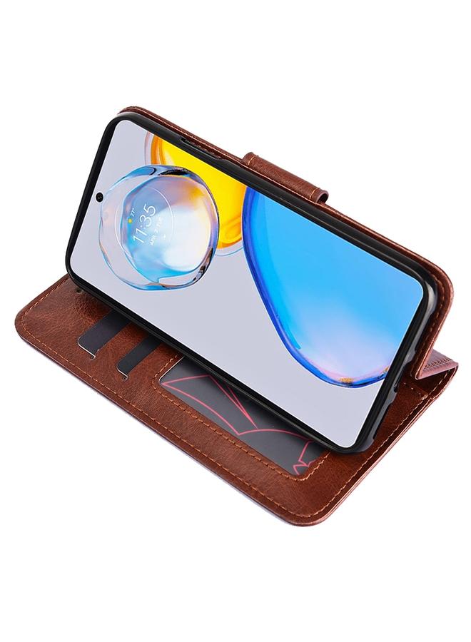 S-TOP Case For Motorola Moto E32 India/E22s 4G Global Crystal Texture Leather Phone Case - Image 4