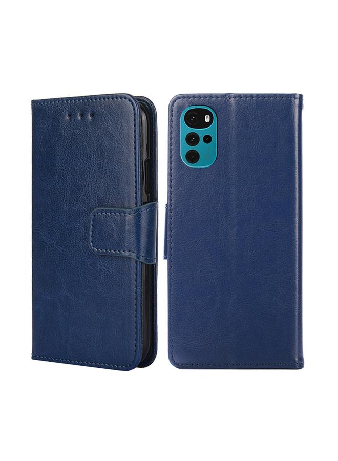 S-TOP Case For Motorola Moto E32 India/E22s 4G Global Crystal Texture Leather Phone Case - Image 1