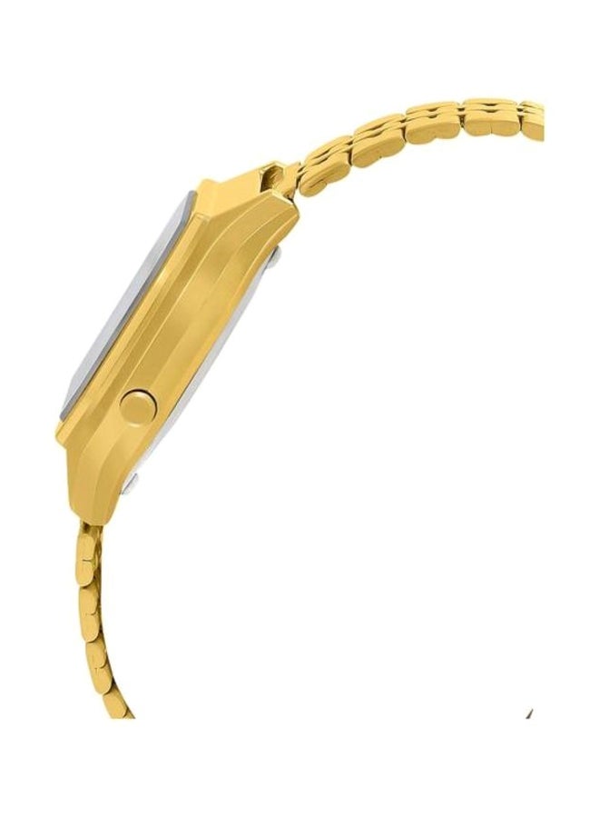 CASIO Unisex Stainless Steel Digital Watch LA680WGA-9BDF - 34 mm - Gold - Image 3