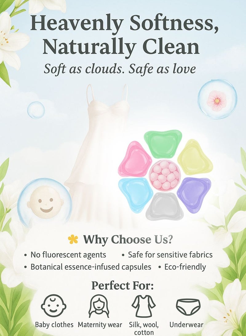 RAYSHINE 7-in-1 Laundry Pods – 50 Capsules | Powerful Stain Removal, Eco-friendly, and Safe for Sensitive Fabrics - Image 2