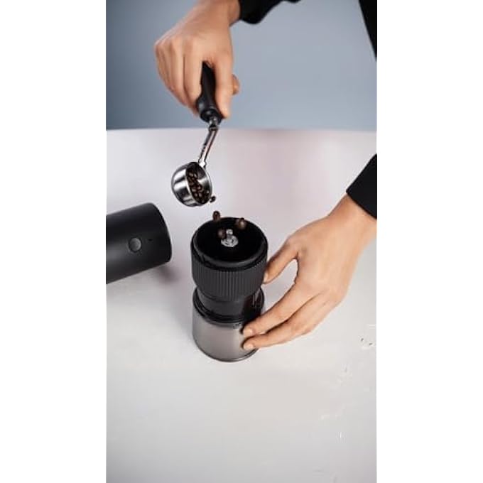 Honwor Portable Electric Burr Coffee Grinder With Adjustable Settings  Usb Charging  For Fresh Drip  Espresso Coffee Beans  Includes Cleaning Brush - Image 2