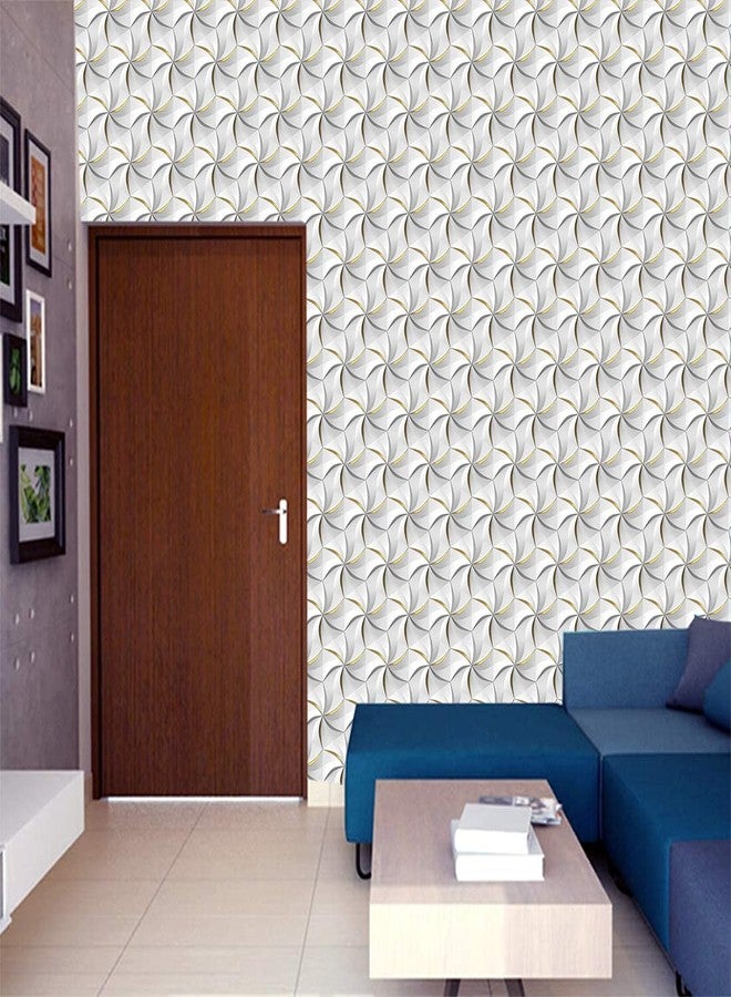 DECOR PRODUCTION Self Adhesive Wallpaper Wall Sticker for Home Decor, Living Room, Bedroom, Hall, Kids Room, Play Room(wallpaper-115-pt8, 10sq.ft) - Image 2