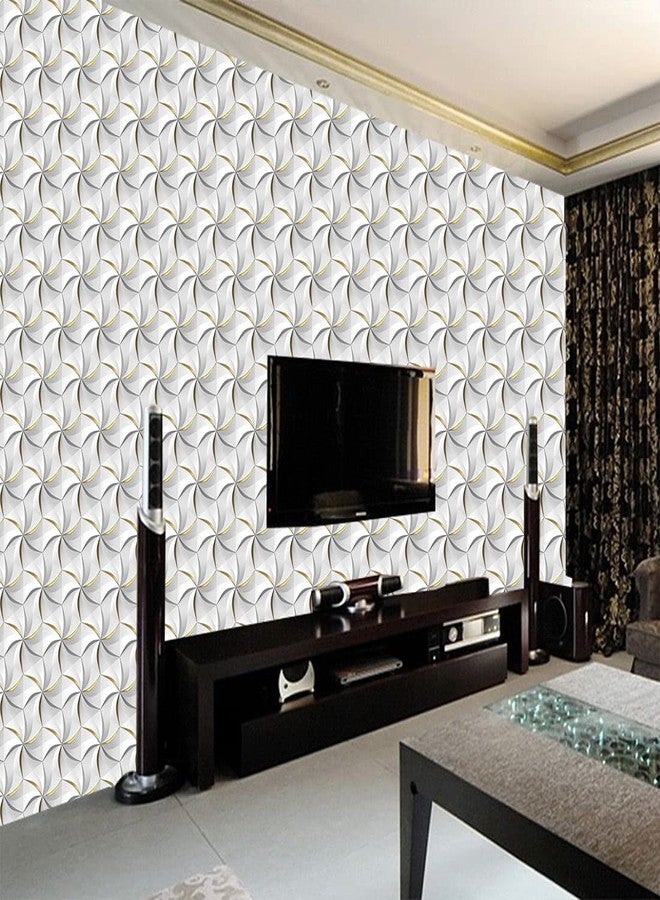 DECOR PRODUCTION Self Adhesive Wallpaper Wall Sticker for Home Decor, Living Room, Bedroom, Hall, Kids Room, Play Room(wallpaper-115-pt8, 10sq.ft) - Image 3