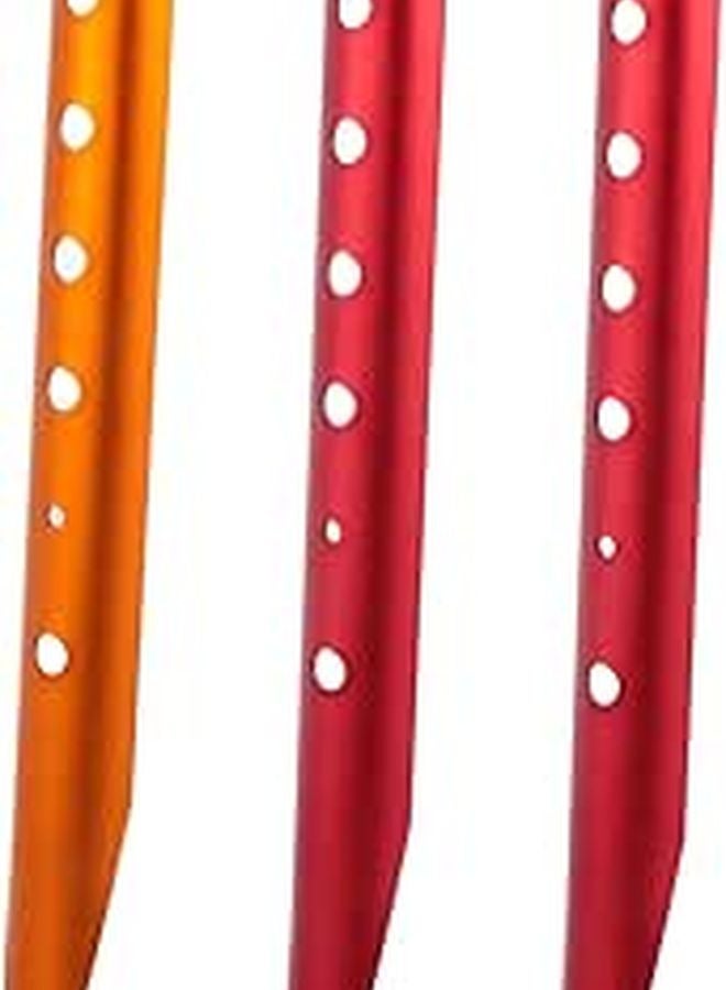 Aluminum Tent Stakes Sand Pegs Camping Ground Anchors 3 Pack Random Color - Image 1