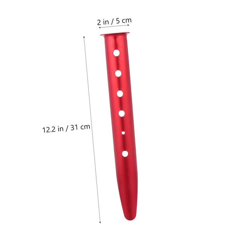 Aluminum Tent Stakes Sand Pegs Camping Ground Anchors 3 Pack Random Color - Image 3