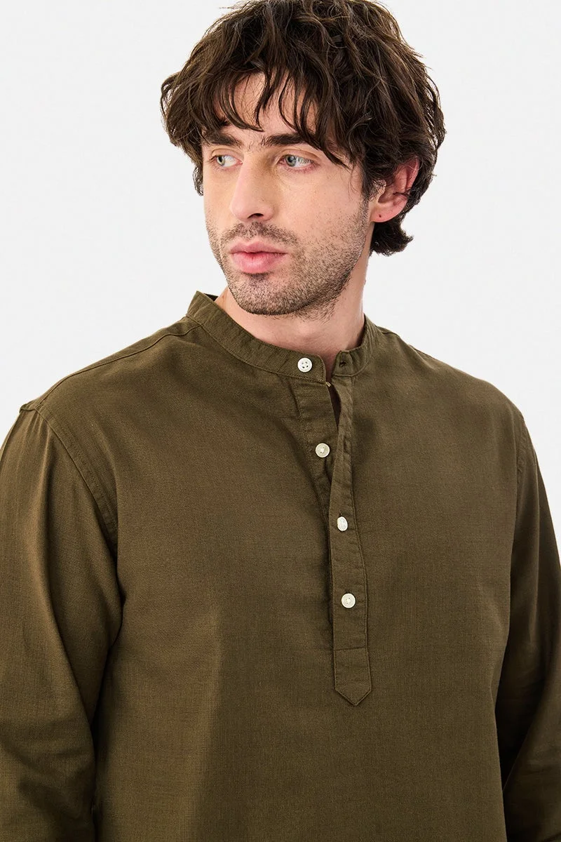 سنيتش قميص كورتا باللون الماندرين