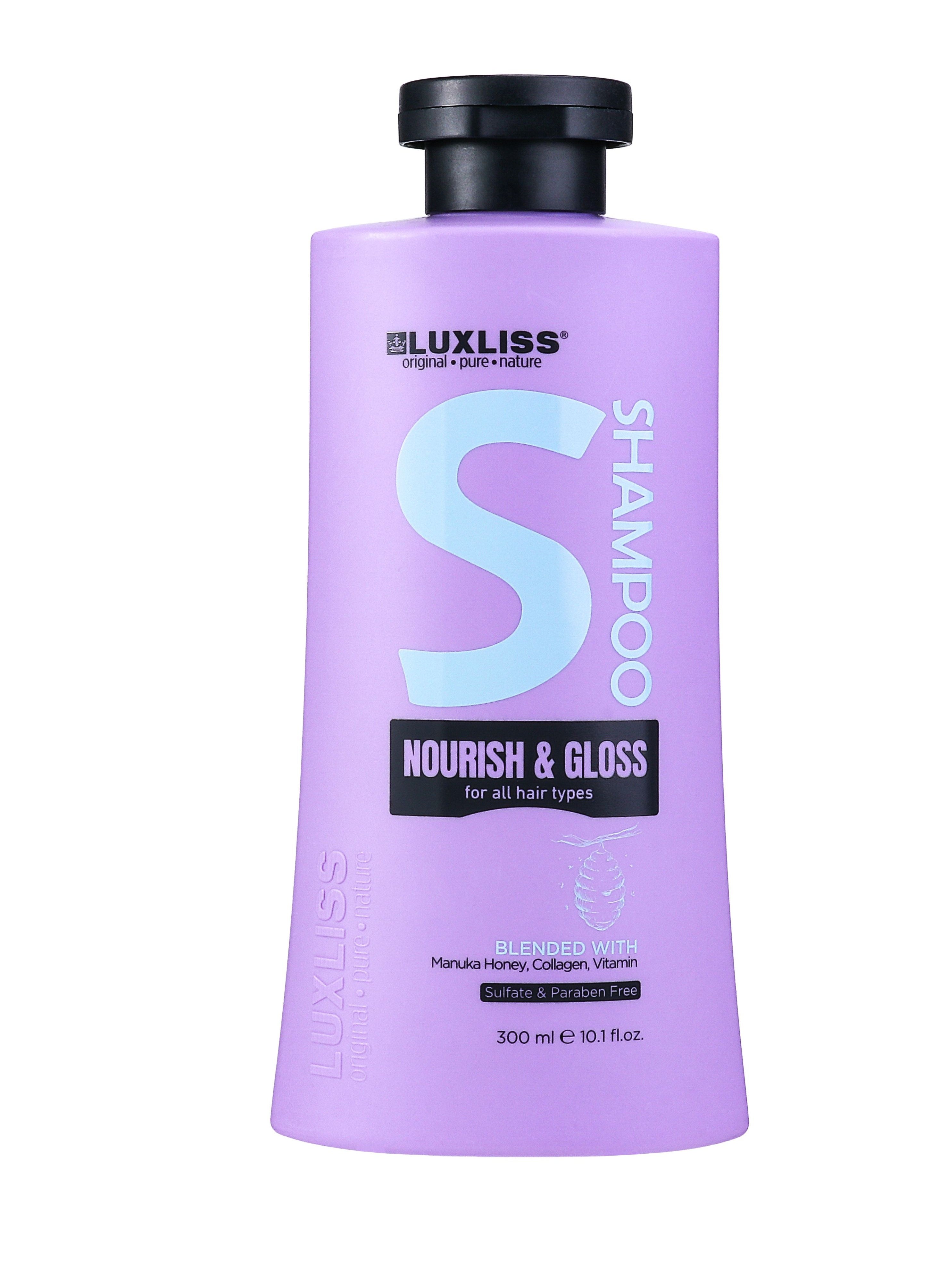 Nourish & Gloss For All Hair Types Shampoo 300ML 