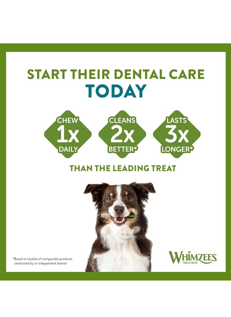 WHIMZEES By Wellness Rice Bone Dog Dental Sticks 9 Pieces Size M L Dog Chews for Medium to Large Breeds Natural Gluten Free Rawhide Free Vegetarian  - Image 4
