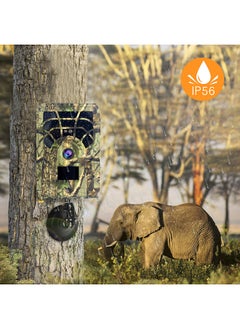 Generic Digital Trail Camera 12MP HD Hunting & Trail Camera Motion Activated Night Infrared Vision Waterproof 46pcs IR Lights for Outdoor Wild Hunting Home Security Animal Observation Game  - Image 4