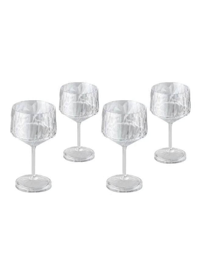 Koziol Cocktail Glass Transparent Club No 15 550ml, Polycarbonate  (Pack of 4) - Image 1
