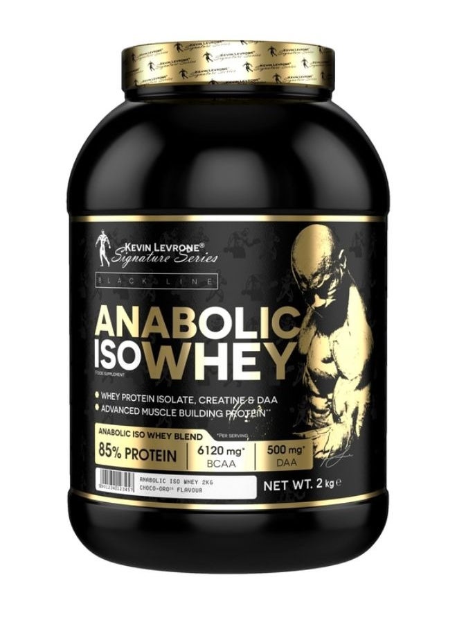KEVIN LEVRONE Anabolic Iso Whey, Advanced Muscle Building Protein, Vanilla Flavor, 2k 