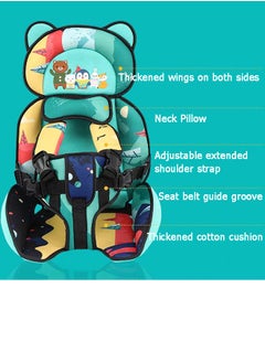 MLADEN Auto Child Safety Seat Simple Car Portable Seat Belt Car Seatbelt Protector for Kids 0-12 Foldable Car Seat Protection Travel Accessories  - Image 3