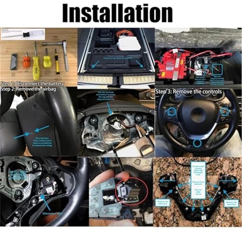 Vuzmode Multi-function Steering Wheel Cruise Control Button - Image 3