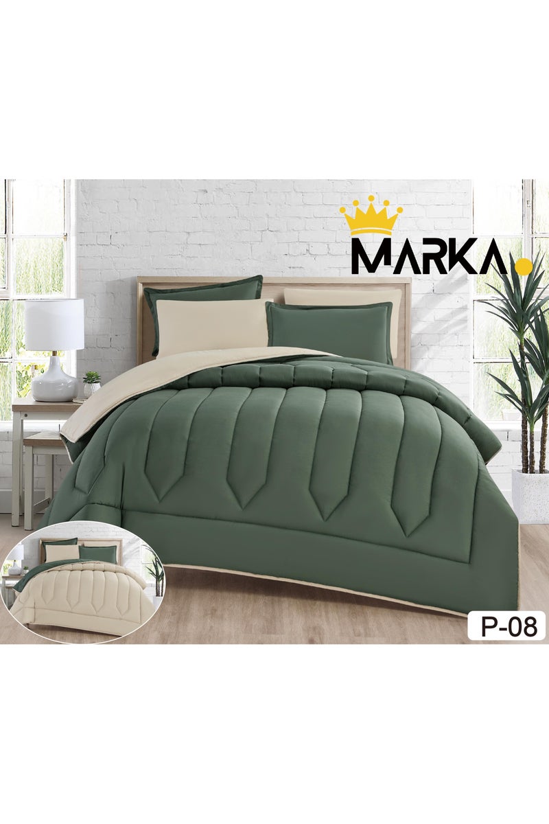 MARKA Plain double-sided bedspread, 6 pieces, size 220 x 240 cm