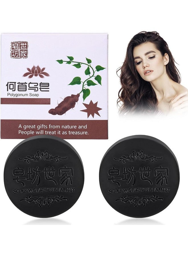 HANI PO™ Popular Polygonum Hair Soap He Shou Wu 1 bar -100g - chinese soap - pack of 1 - Image 1