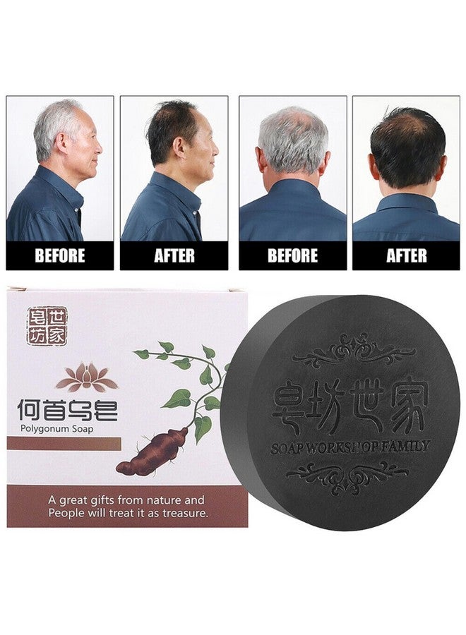 HANI PO™ Popular Polygonum Hair Soap He Shou Wu 1 bar -100g - chinese soap - pack of 1 - Image 2