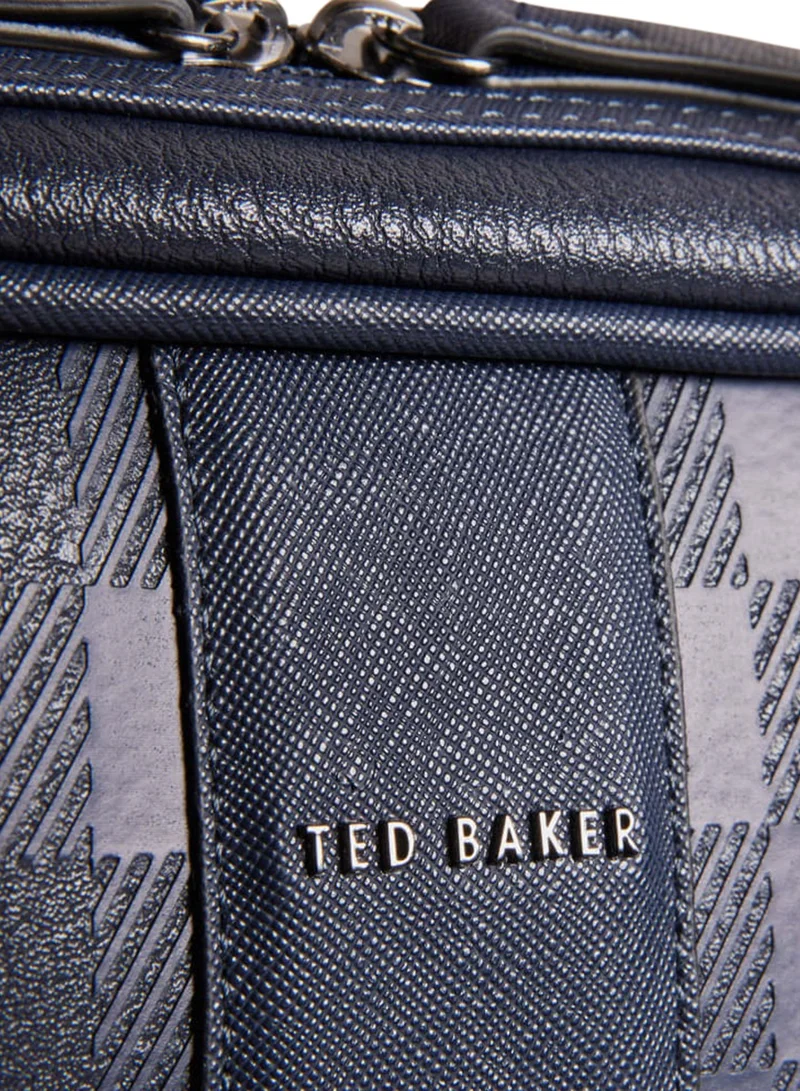 Ted Baker House Check Pu Document Bag
