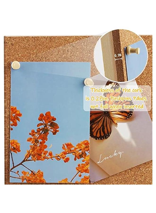 Generic Bulletin Board/Cork Board on The Desktop-Small Mini Hanging Tack Message Memo Picture Board for Home Office School  - Image 4