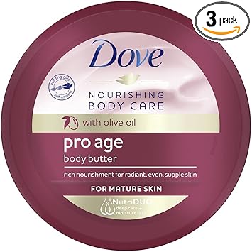 Dove زبدة الجسم المغذية من دوف برو إيج 250 مل عبوة من 3