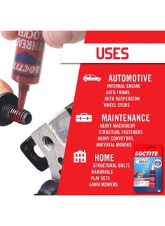 Loctite Rusting and Corrosion Resists Thread Locker Red 271 6 ml 209741  - Image 5