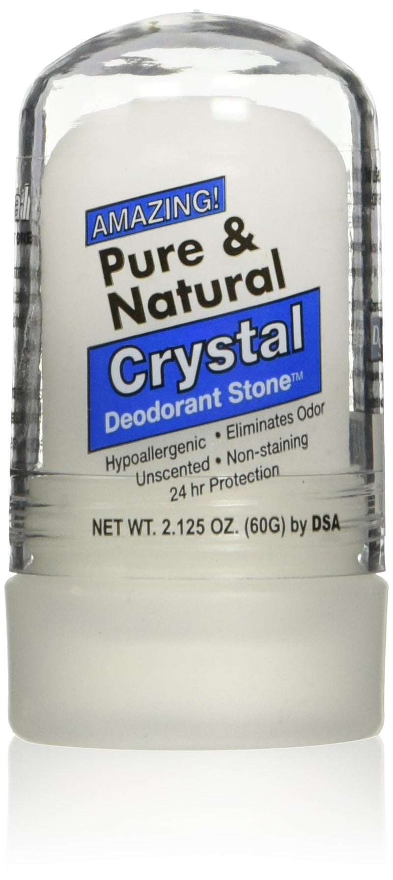 Thai Deodorant Stone Pure and Natural Crystal Mini Stick 2125 Ounce