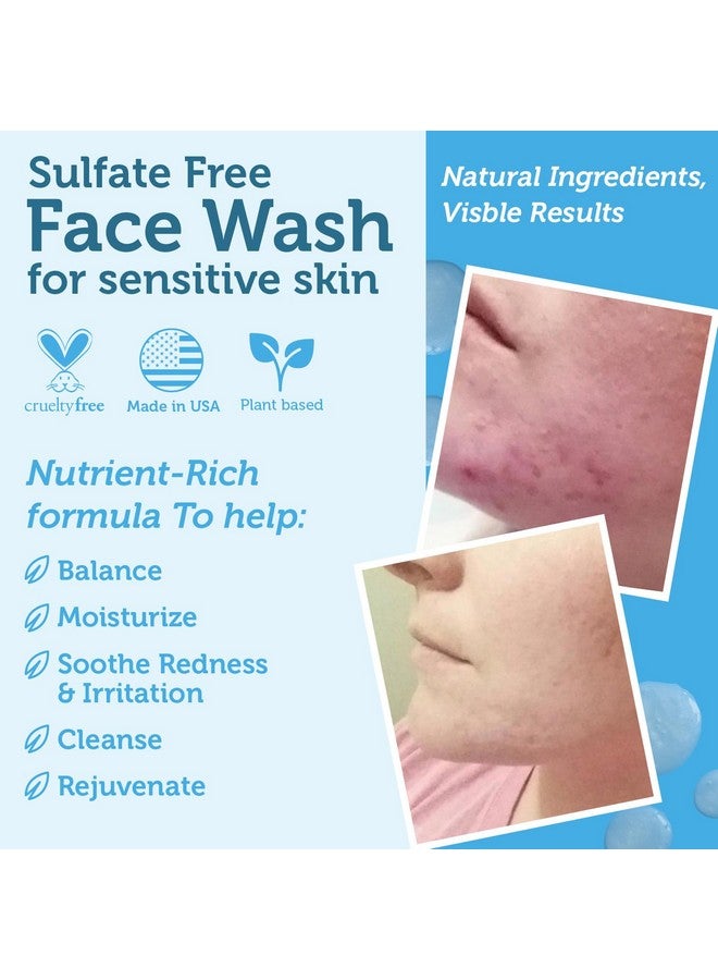 Era Organics Manuka Honey Face Wash for Women and Men - Moisturizing Face Wash for Dry Skin with Organic Aloe Vera - Soothing Gentle Face Cleanser Made in USA - Sulfate Free Facial Cleanser for Dry Skin 8 oz - Image 5