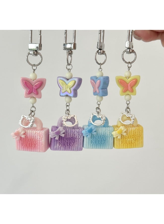 NIBEMINENT Beaded Phone Lanyard, Anti Lost Removable Wrist Strap,Chic And Simple Bracelet Pendant, Phone Keychain Lanyard - Image 3