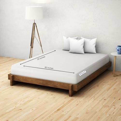 Welspun WelProtect 100% Waterproof Polyester Mattress Protector Queen Size 152x198 CM | Breathable Ultra Soft & Less Noise Fitted Bed Protector Cover (152x198 CM Queen, 200 TC, White) - Image 3
