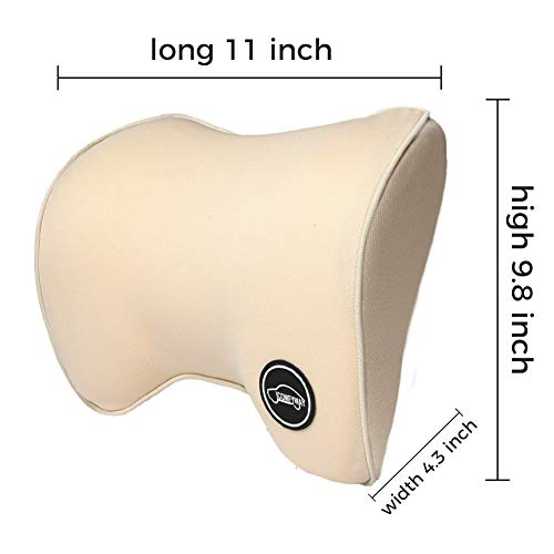 ICOMFYWAY Car Neck Pillow For Car Driving, Car Seat Headrest Pillow, Car Neck Support And Rest For Car Pillow, Travel Car Seat Neck Pillow For Neck Pain Relief & Cervical Support, Neck Car Pillow For Sleeping - Image 5