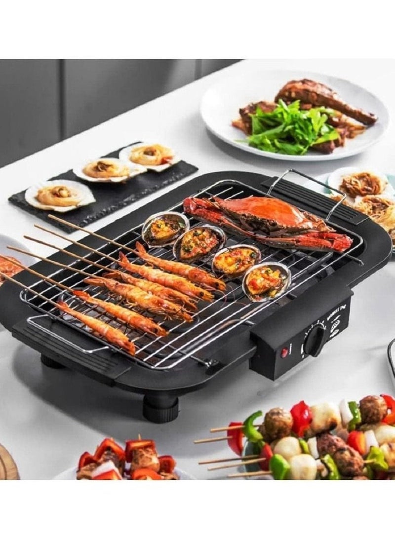 Portable Electric Smokeless Barbecue 2000W High Power Grill Indoor Bbq Grilling Table With 5 Adjustable Temperature Fit Home Dinner Camping Travel Hiking - Image 3
