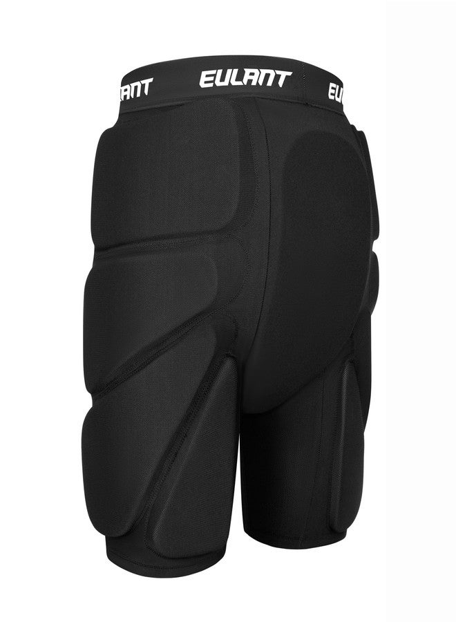 EULANT 3D Protection Hip Butt Pads Protective Padded Shorts Crash Pad Impact Gear for Skiing Skating Snowboarding Black - Image 1