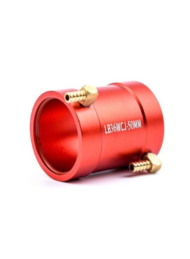 Ship Model Brushless Motor Motor 3650 3660 3674 Aluminum Alloy 36mm Water Cooling Jacket Water Cooling-Color:Red  - Image 1