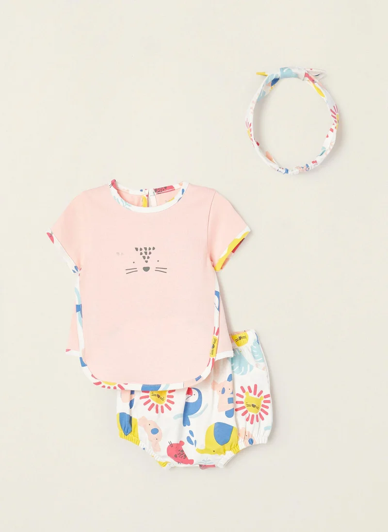 Zippy T-shirt + Bloomers for Newborns 'Animals'