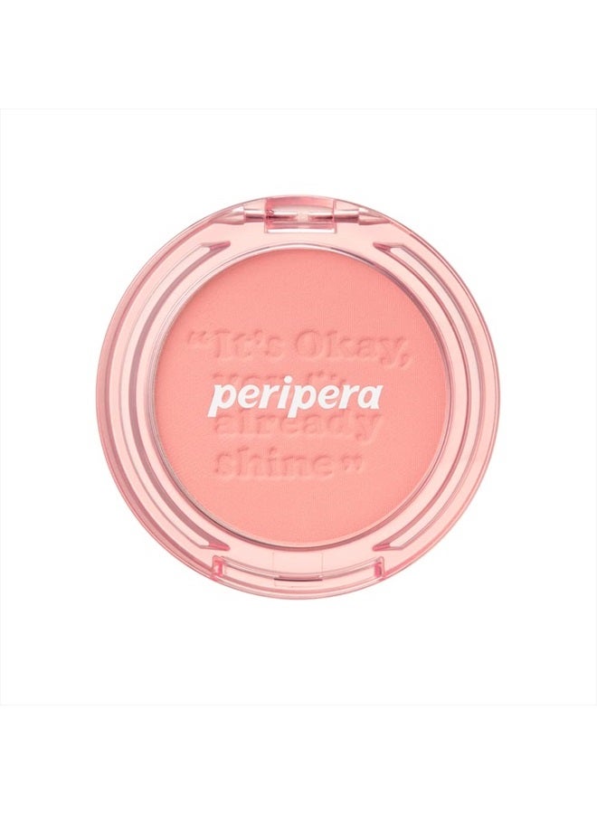 Peripera Pure Blushed Sunshine Cheek 0.14oz./ 4.2g (#01 CALM PINK)