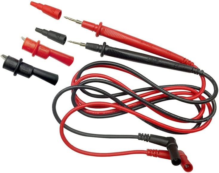 Klein Tools 69410 Replacement Test Lead Set with Right Angle Connectors - Image 1