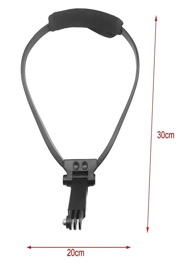Drumstone (𝐋𝐢𝐦𝐢𝐭𝐞𝐝 𝐓𝐨𝐝𝐚𝐲) Hands-Free Neck Mount Camera Holder for Action Cameras, First-Person POV Shooting, Adjustable Bendable Design, Ideal for Vlogs 𝟏𝟓 𝐘𝐞𝐚𝐫𝐬 𝐖𝐚𝐫𝐫𝐚𝐧𝐭𝐲 - Image 2