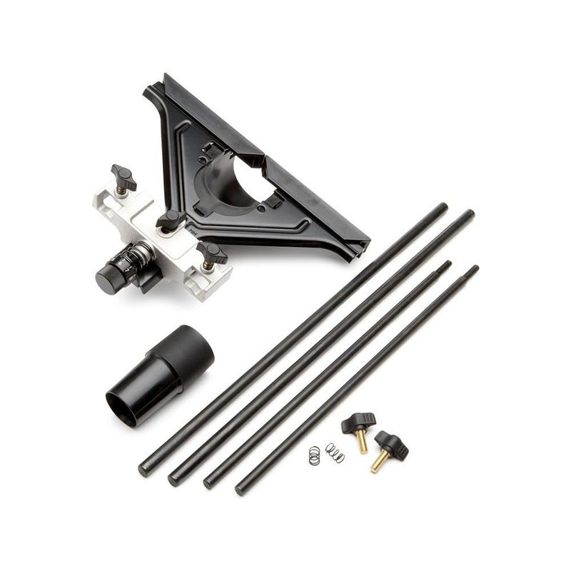 DEWALT Universal Router Edge Guide with Dust Collection, Fine Adjustment, Vacuum Adaptor (DW6913) - Image 5