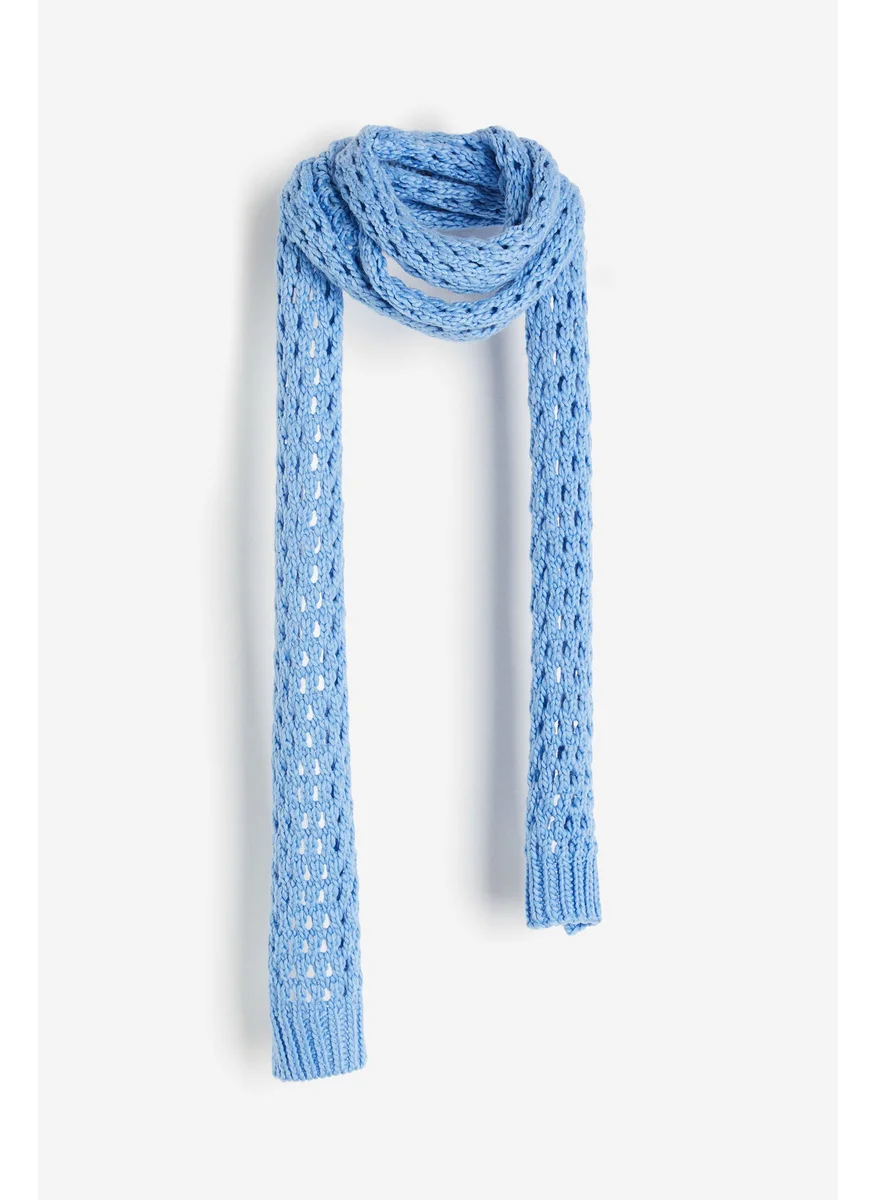 H&M Slim Hole-Knit Scarf