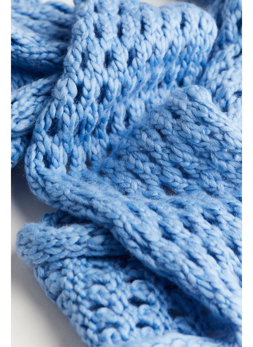 H&M Slim Hole-Knit Scarf