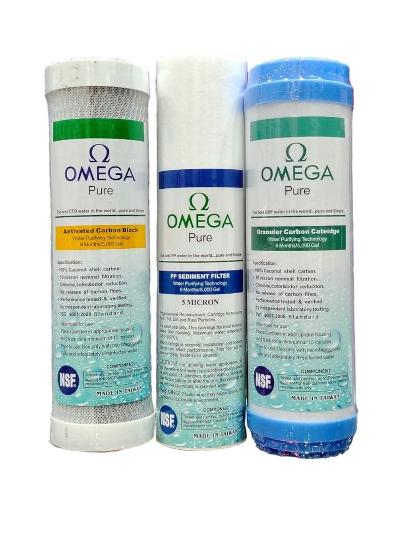 Omega - Pure 3-in-1 Filter Set taiwan - Image 1