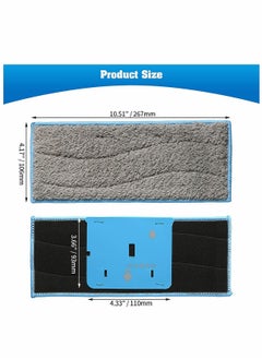 Y&D Replacement Washable Wet Mopping Pads, and Reusable Compatible for iRobot Braava Jet M6, 6110, 6112 Robot Mop, 3 Pack  - Image 3