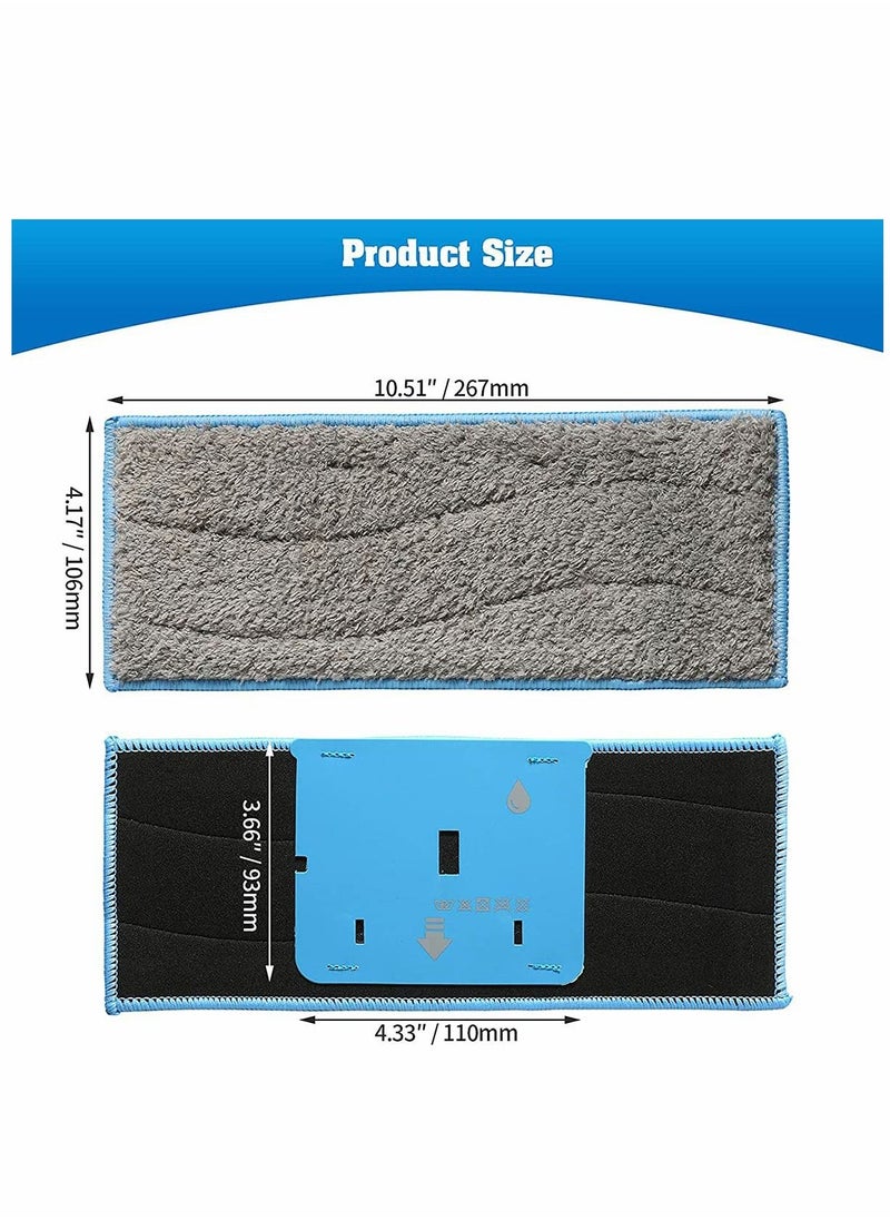 Y&D - Replacement Washable Wet Mopping Pads, and Reusable Compatible for iRobot Braava Jet M6, 6110, 6112 Robot Mop, 3 Pack - Image 1