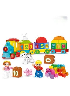 بيوينتي Number Train - Learn To Count, Building Block Kids Toy, Age 1.5+  (68 pieces)  - Image 1