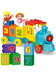 بيوينتي Number Train - Learn To Count, Building Block Kids Toy, Age 1.5+  (68 pieces)  - Image 4
