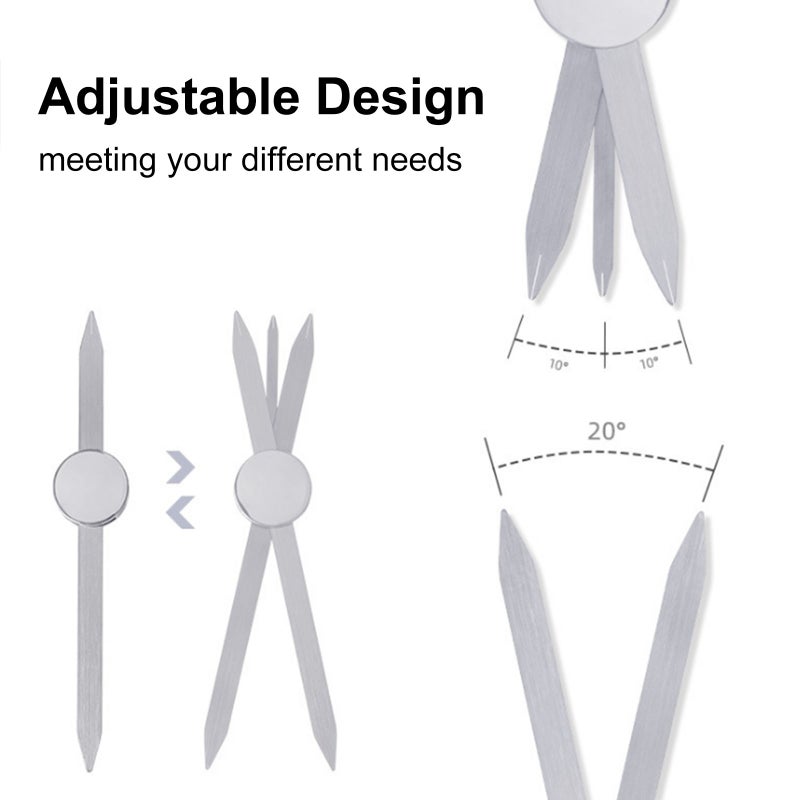 Eyebrow Ruler Stainless Steel Positioning Ruler Microblading Tattoo Stencil Gold Ratio Eyebrow Measure Tool for Eyebrow Tattoo Makeup - Image 4