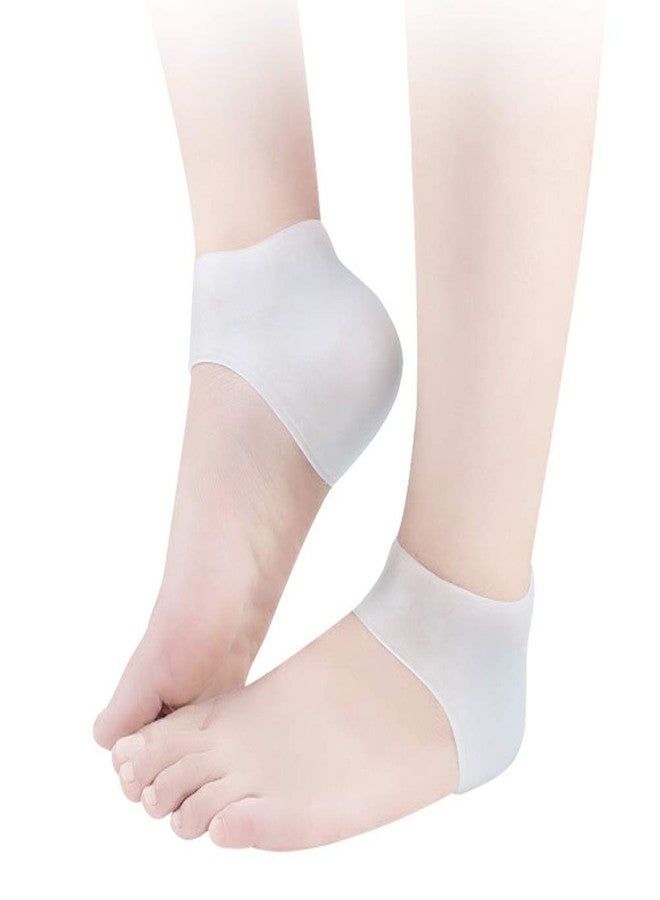 اس واي بي ال واقيات كعب من جل السيليكون من SYBL - حشوات للكعب - لتخفيف الألم - مقاس واحد - شفاف، وردي فاتح - Image 4