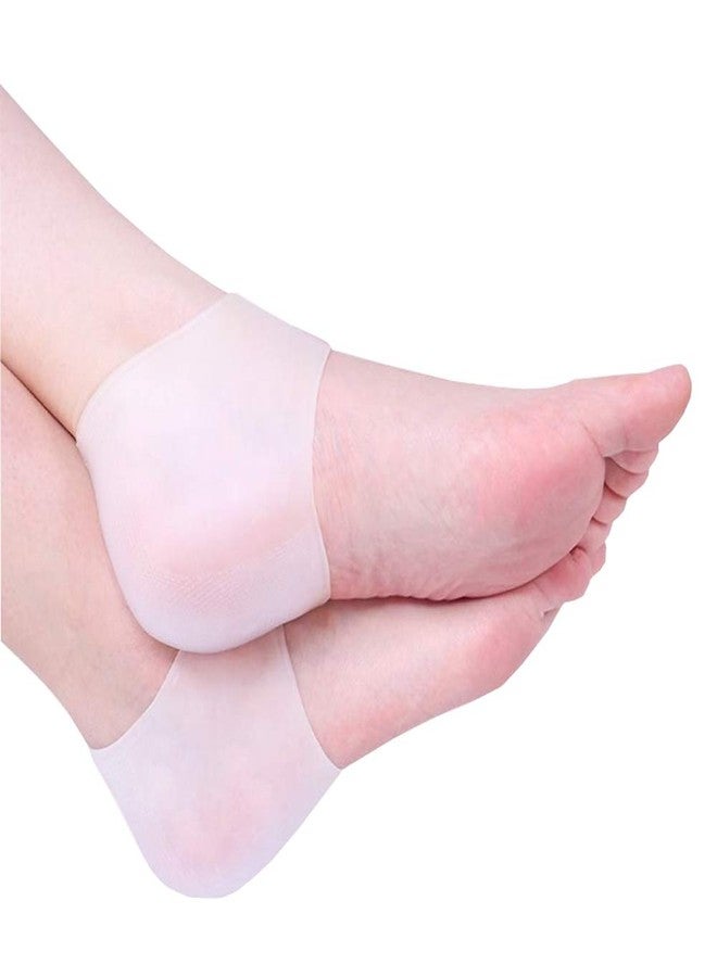 اس واي بي ال واقيات كعب من جل السيليكون من SYBL - حشوات للكعب - لتخفيف الألم - مقاس واحد - شفاف، وردي فاتح - Image 1