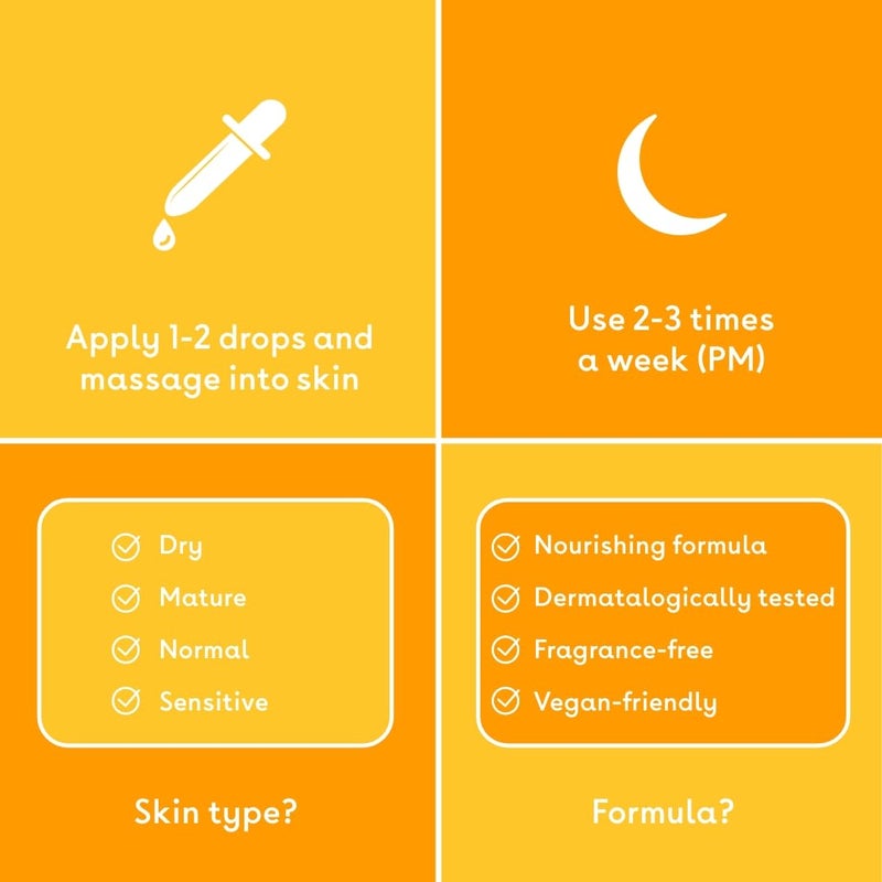 Q+A Super Food Facial Oil (30ml), Natural Vitamin-Rich Face Oil with Jojoba, Vitamin E Oil, Deeply Nourishes and Hydrates Dry, Sensitive, and Normal Skin, Boosts Skin Radiance and Glow - Image 4