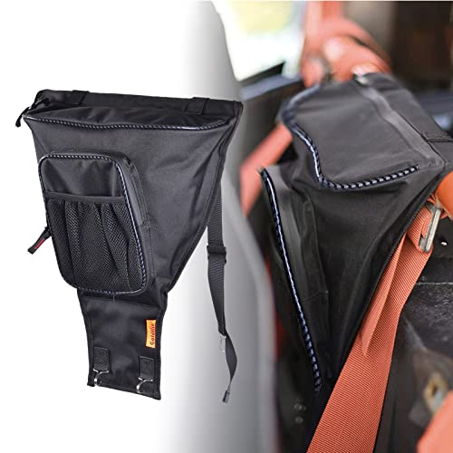 Goldfire Storage Shoulder Bags UTV Center Seat Tool Organizers Between Seat Bag 1680D RZR XP Accessories Compatible with Polaris Razor 570 800 S 900 1000 XP (Black Style) - Image 1