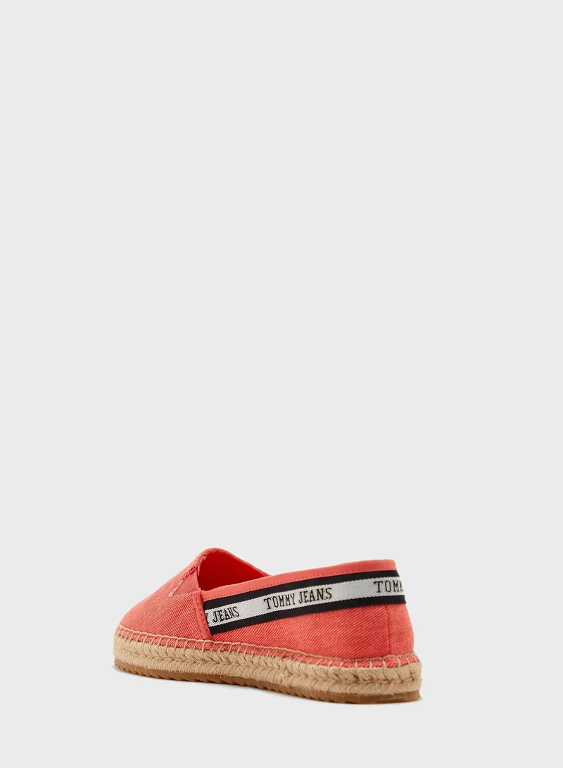 TOMMY JEANS Flatform Webbing Espadrilles